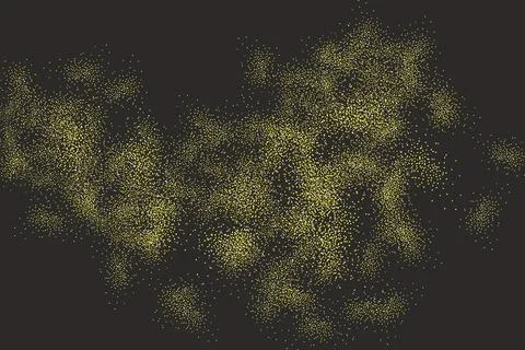 Abstract glowing festive background of dots. イラスト素材