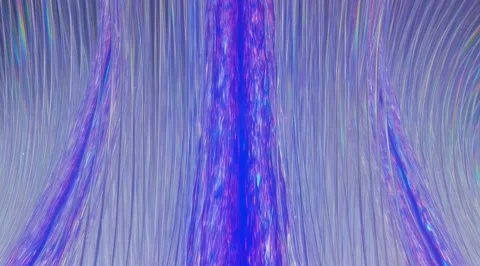 Abstract glowing fiber optic light trails motion Stock Footage 331453563