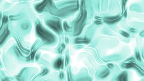 Abstract glowing fluid background in cyan and turquoise colors Stock Footage 321567596