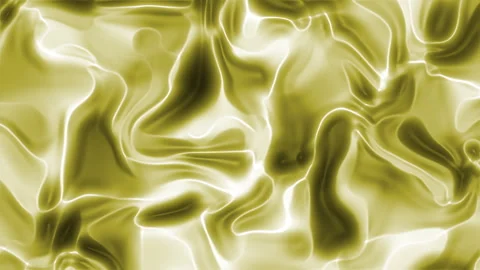 Abstract Glowing Fluid Gold Liquid Dynamic Motion Background Texture	 Stock Footage 319528673