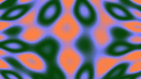 Abstract glowing fluid pattern of neon green and blue digital art background Stock Footage 341056028