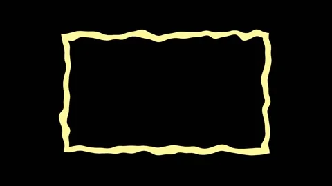 Abstract glowing frames appearing on dark textured background with golden l.. Video stock 343482138