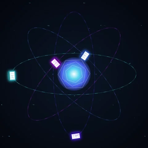 Abstract glowing futuristic network connections and digital data streams an.. Stock Footage 344776598