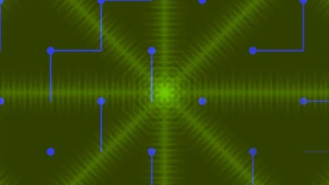 Abstract glowing geometric background with dynamic digital data connections.. Stock Footage 337655185