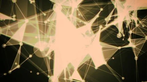 Abstract glowing geometric background, geometric texture. Design solution. Illustrazione stock