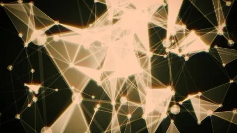 Abstract glowing geometric background, geometric texture. Design solution. イラスト素材