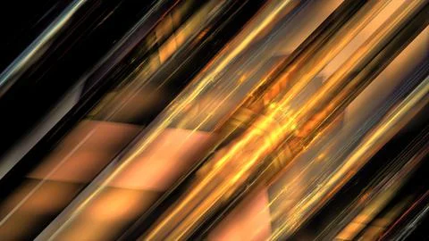 Abstract glowing geometric background. Modern digital technologies, an elemen Stock Illustration