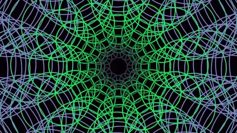 Abstract glowing geometric background pattern for modern tech videos Stock Footage 340380046