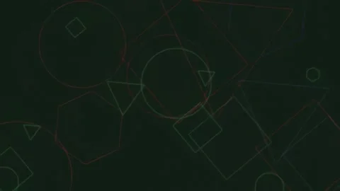 Abstract glowing geometric background for technology, futuristic data visua.. Stock Footage 342204132