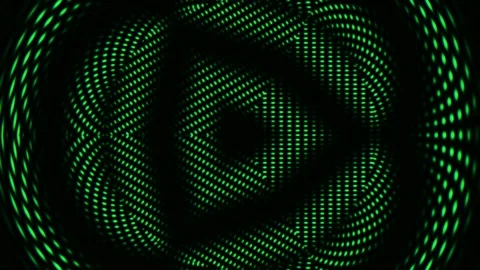 Abstract glowing geometric light pattern loop background for futuristic tec.. Stock Footage 339349219