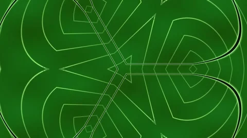 Abstract glowing geometric neon pattern background for modern technology desi Stock Footage 339776417