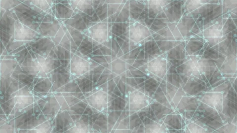 Abstract glowing geometric network pattern for futuristic digital backgrounds Stock Footage 335521056