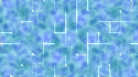 Abstract glowing geometric network pattern background for tech presentation Stock Footage 336773525