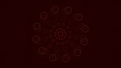 Abstract glowing geometric pattern background for futuristic science and te.. Stock Footage 337161739