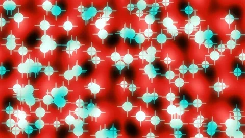 Abstract Glowing Geometric Shapes Background - Modern Tech Fluid Animation Stock Footage 335467330