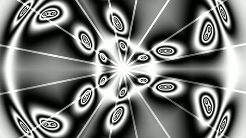 Abstract glowing geometric tech portal background wave effect lines Video stock 337571027