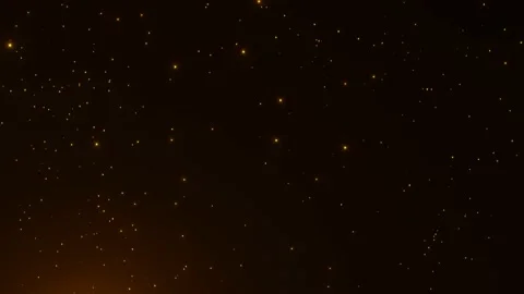 Abstract glowing Gold glitter dust particles background 3D rendering Stock Footage 149483648