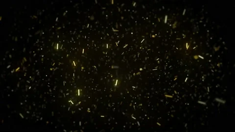 Abstract Glowing Gold Glitter Sparkling Background Stock Footage 166318998