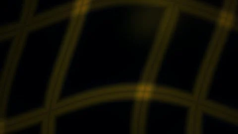 Abstract glowing golden grid network wireframe moving on dark blue space ba.. Stock Footage 346331392