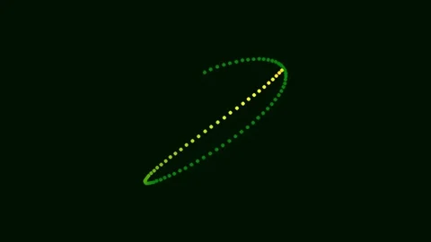 Abstract glowing green data path animation on black background for technolo.. Stock Footage 341058055