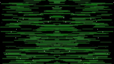 Abstract glowing green digital technology data flow background animation fo.. Stock Footage 337573284