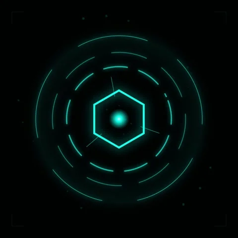 Abstract Glowing Green Dots Pattern on Black Background - Digital Art Stock Footage 347259376