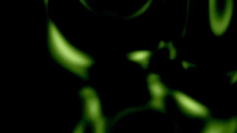 Abstract Glowing Green Fluid Waves Animated Background Stock Footage 336522418