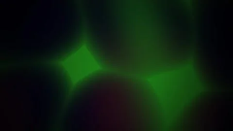 Abstract Glowing Green Geometric Light Patterns Pulsing in Dark Space. Stock Footage 341789074