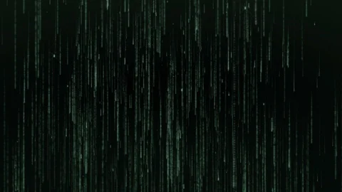 Abstract glowing green light particles Video stock 104031547
