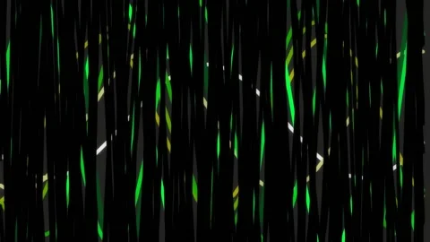 Abstract glowing green light streaks flowing down dark magic cinematic ener.. Stock Footage 342204154