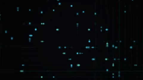 Abstract glowing green particle data network background for technology visu.. Stock Footage 344248692
