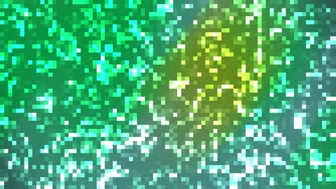 Abstract glowing green pixel pattern Stock-Footage 332266806