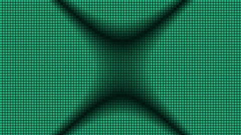 Abstract glowing green tech grid pattern connecting futuristic nodes and da.. Stock Footage 342523041