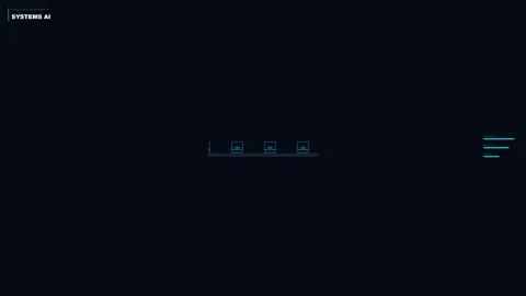 Abstract Glowing Grid Lines Motion Background Stock Footage 347156893