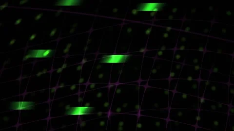 Abstract glowing grid network connections. Stock Footage 339987717