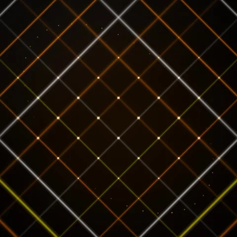 Abstract glowing grid pattern background for futuristic technology displays Stock Footage 345690278