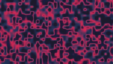 Abstract Glowing Grid Texture in Red and Blue Digital Pattern Stockillustratie
