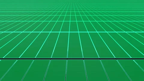 Abstract glowing grid wireframe lines for futuristic technology data visual.. Stock Footage 339499408