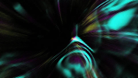 Abstract Glowing Halftone Waves. Seamless Loop. Vídeos de archivo 159949894