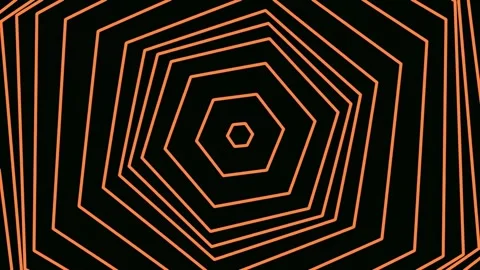 Abstract Glowing Hexagon Pattern Background for Modern Technology Display Stock Footage 341055760