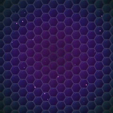 Abstract glowing hexagonal geometric background texture for dark modern desig Stock Footage 345690611