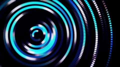 Abstract Glowing HUD Stock Footage 214255174