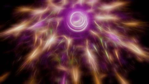 Abstract glowing Infinity portal Stock Illustration