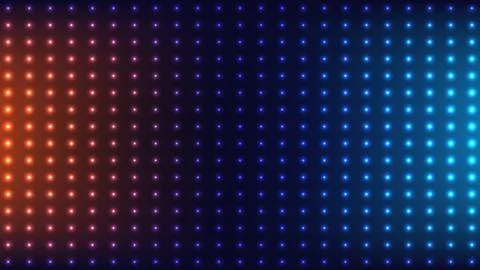 Abstract glowing led light grid background with vibrant blue purple and ora.. Stock Illustration