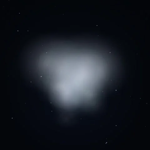 Abstract glowing light flare effect on dark background for cinematic visual.. Stock Footage 345690881