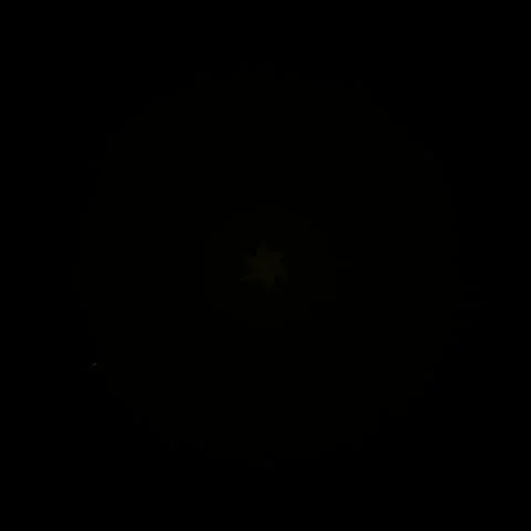 Abstract Glowing Light Forms Rotating Against a Black Background. Stock Footage 327259601