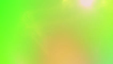 Abstract glowing light leaks over vibrant lime green background with soft warm Stock-Footage 345211425