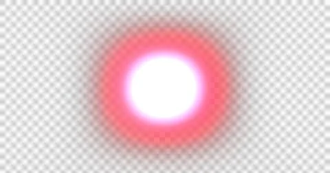 Abstract glowing light orb with radiant energy core. Soft focus luminous sphere Stock Illustration