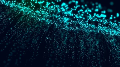 Abstract glowing light particles Stock Footage 104307078