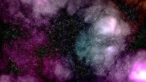 Abstract glowing light particles forming spiral pattern on dark background Stock Footage 343153380